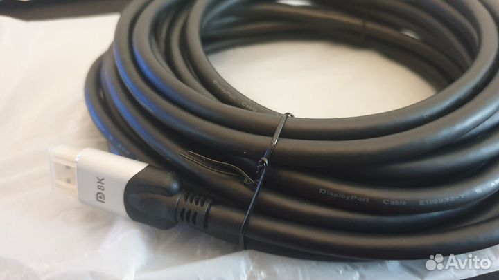 Видеокабель DisplayPort M/M 1.4V 8k 10m