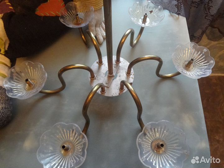Старинная люстра СССР для творчества