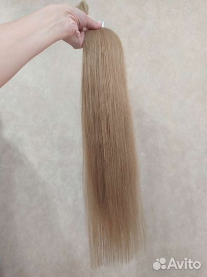 Волосы для наращивания срез блонд светло русый