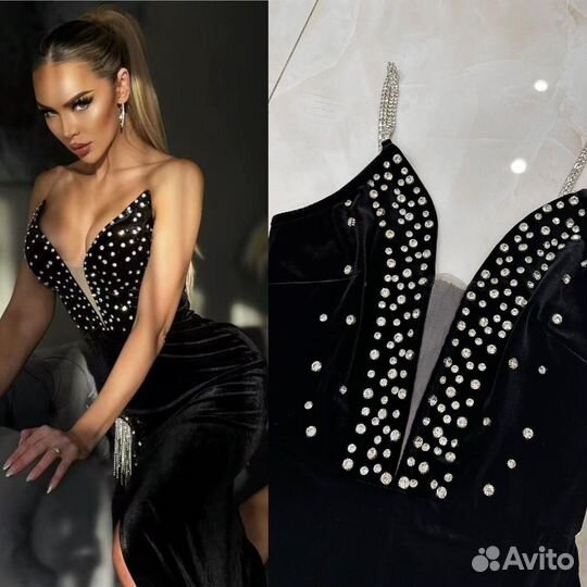 Вечернее платье бархат