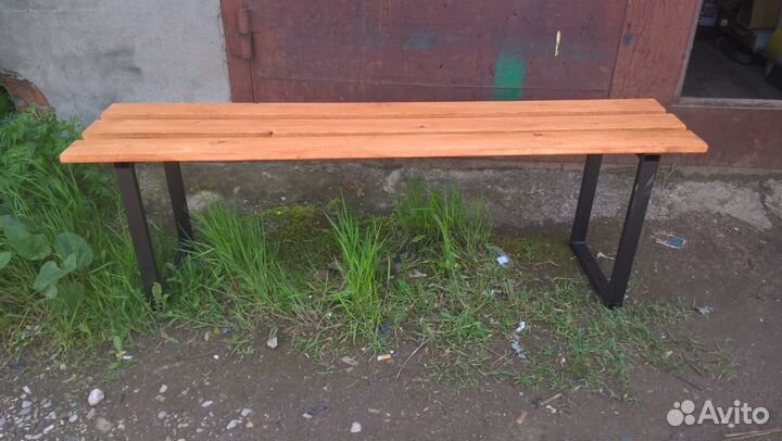 Лавка, скамейка без спинки