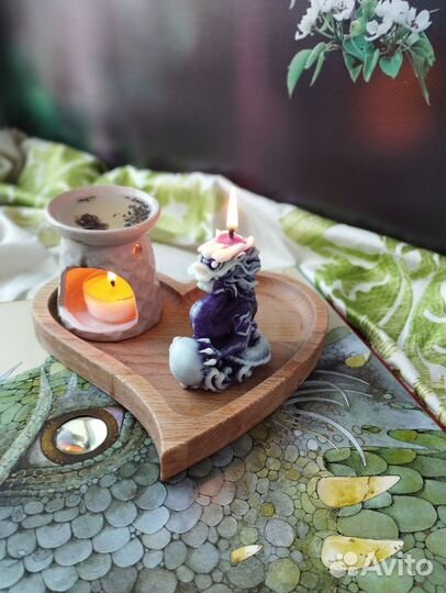 Свеча Дракон с жемчужиной желаний