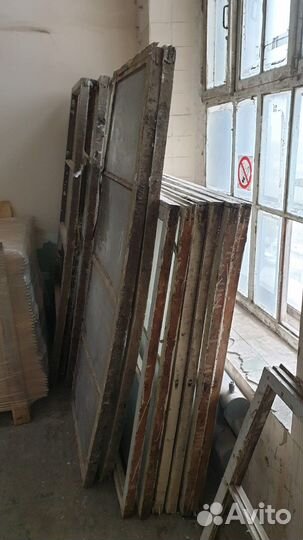 Фабричные деревянные окна советские