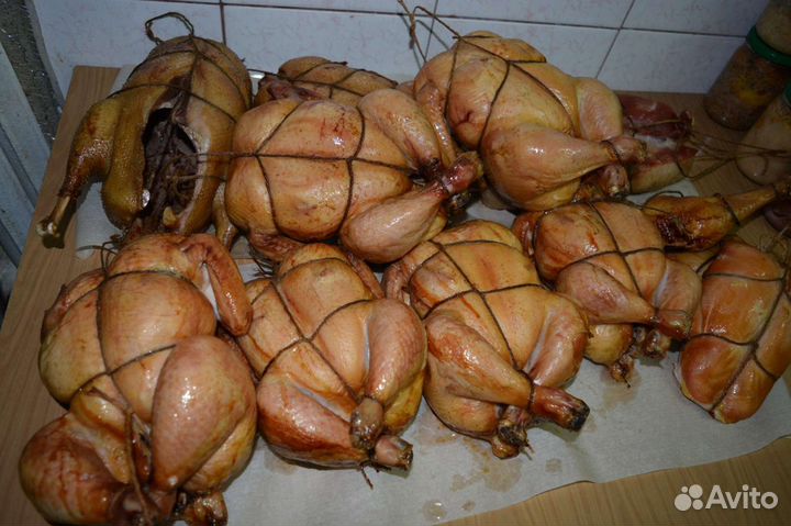 Копчение, куры, утки, свинина