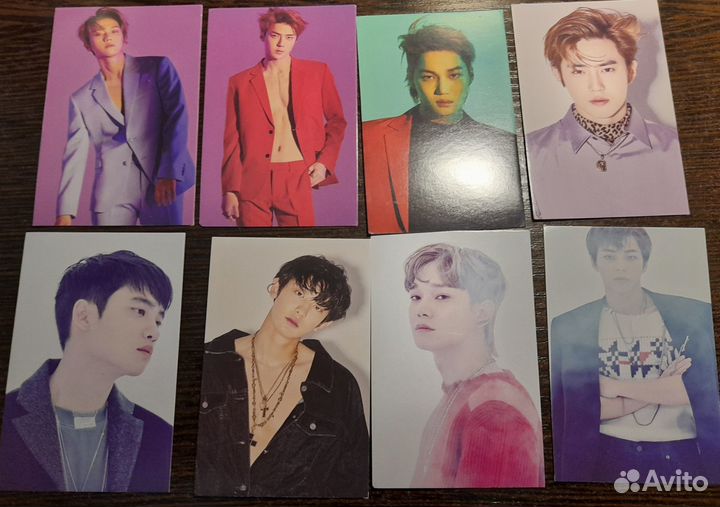 Карты kpop EXO