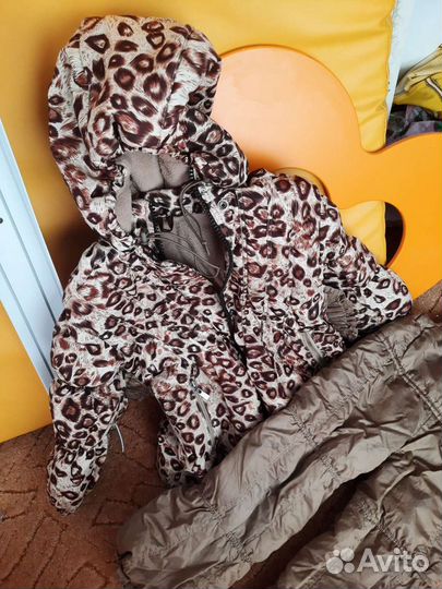 Зимний комбинезон для девочки 104 110