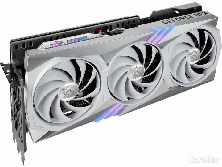 Видеокарта rtx 4070 ti msi gaming x trio white