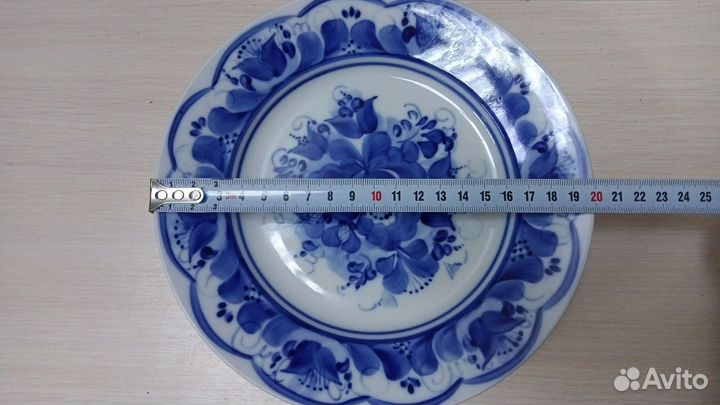 Тарелка Гжель