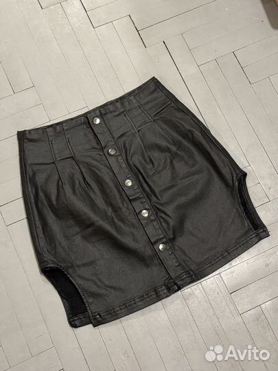 Юбка кожзам