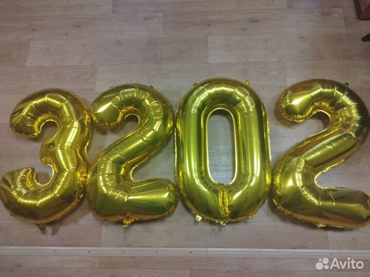 Фольгированные шары цифры