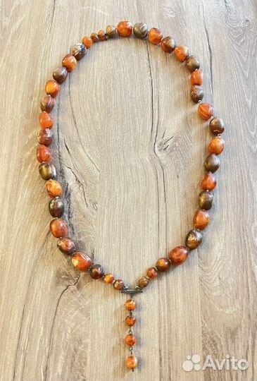 Буссы, ржерелье, колье, коралл