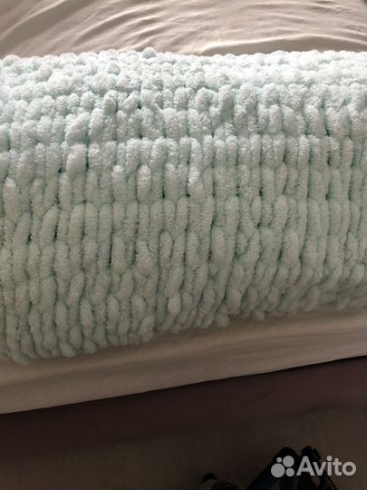 Плед из плюшевой пряжи 1.5*1.5