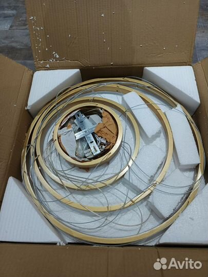 Люстра светодиодная 4 световых кольца