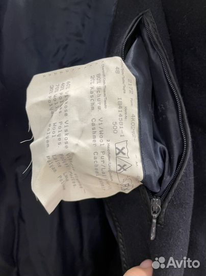 Пальто мужское burberry оригинал 48