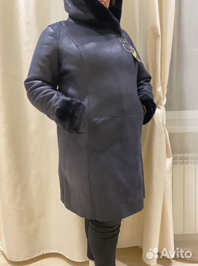 Дубленка натуральная женская 54- 56-58
