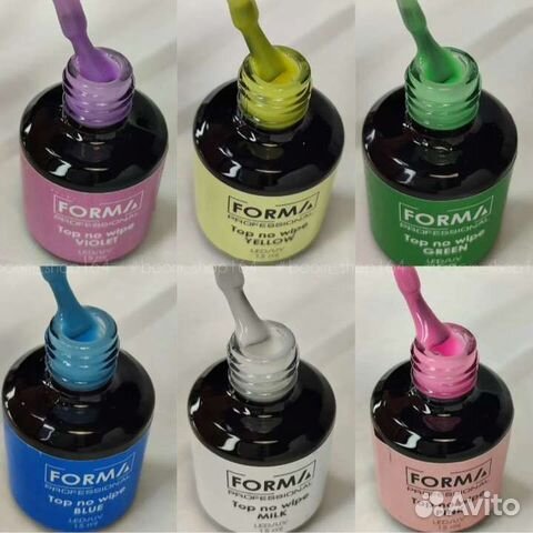 Цветной топ для гель лака