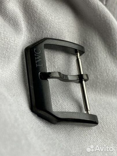 Черная матовая пряжка 18мм iwc для часов
