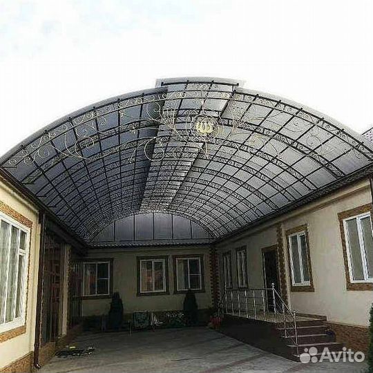 Навес из поликарбоната