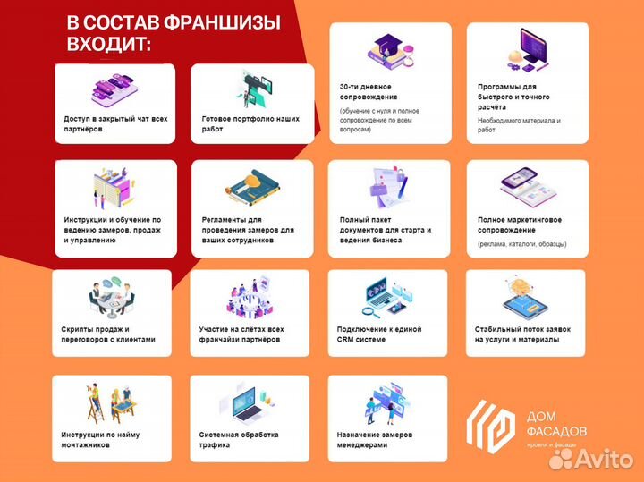 Франшиза, федеральная сеть Доход от 300000. Строительство