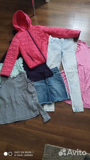 Пакет вещей на девочку 134-140
