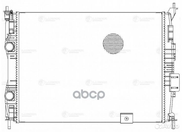 LRC 1401 luzar Радиатор охл. Nissan Qashqai (06