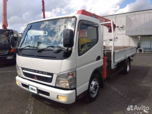 Бортовой грузовик Mitsubishi Fuso Canter с КМУ UNIC, 2005