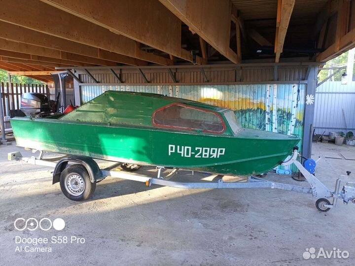 Лодка прогресс 4 с мотором Yamaha 40 и прицепом