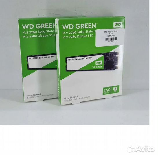 Ssd m.2 WD Green 240Gb