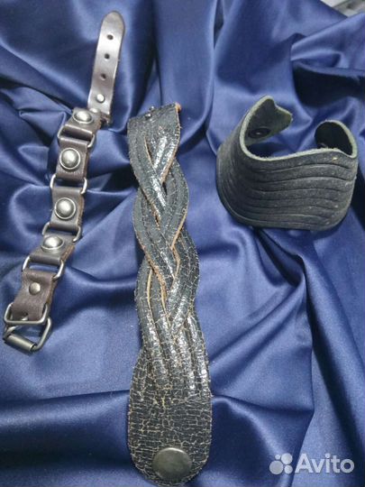 Браслеты кожа винтаж