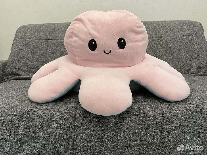 Мягкая игрушка осьминог перевертыш