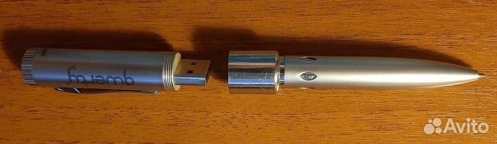 Сувенирная ручка Qwerty + USB flash диск 1Гб Новая