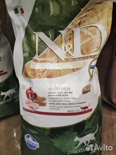 Farmina N&D 10кг сухой корм для кошек