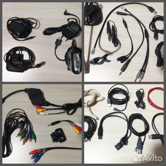 Провода usb, шнуры, микрофон, зарядки