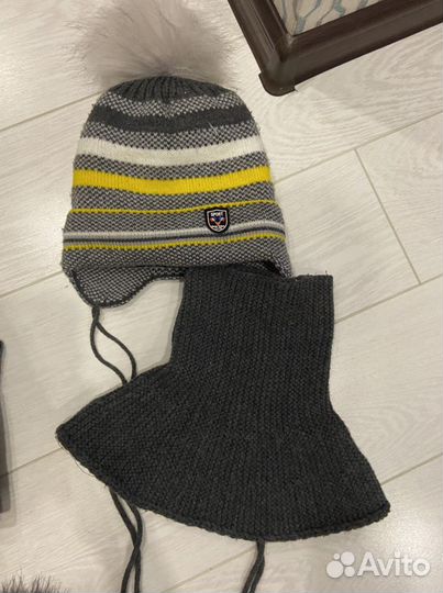 Шапка и снуд зимние
