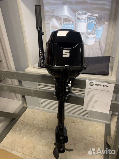 Лодочный мотор mercury F 5 M новый 4 тактный новый