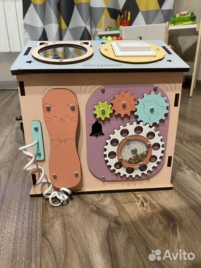 Бизиборд домик со светом большой