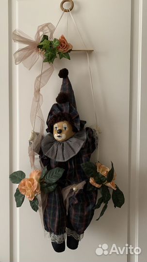 Клоун винтажный большой (60 см)