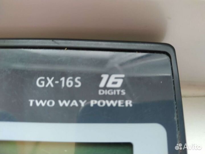 Калькулятор Casio GX-16S черный