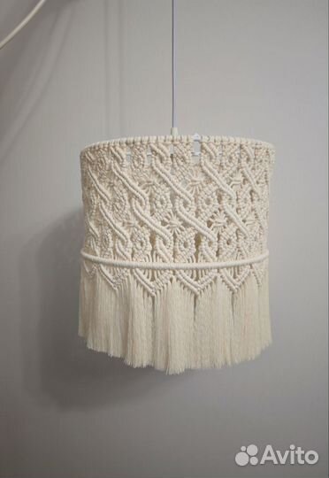 Абажур люстра макраме