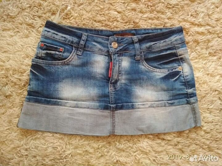 Юбка джинсовая