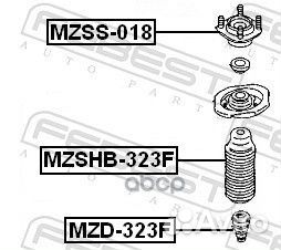 Опора амортизатора / mazda familia BJ 1998-2003