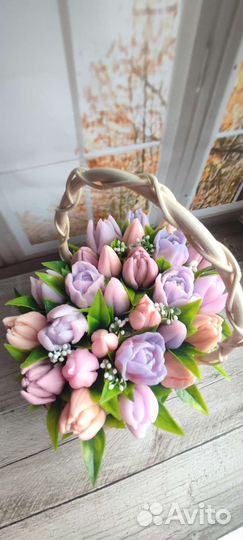 Букеты из мыла к 8 марта