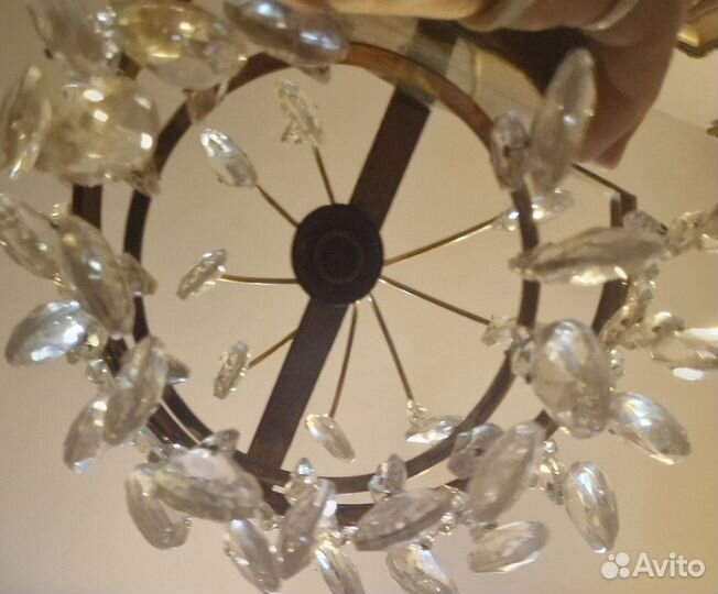 Хрустальное бра СССР