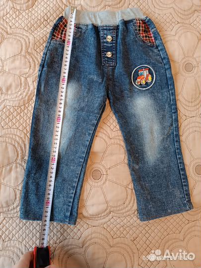 Джинсовый костюм для мальчика 98