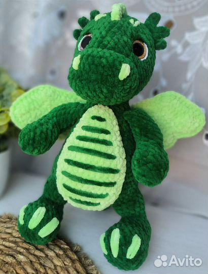 Вязаные игрушки дракон