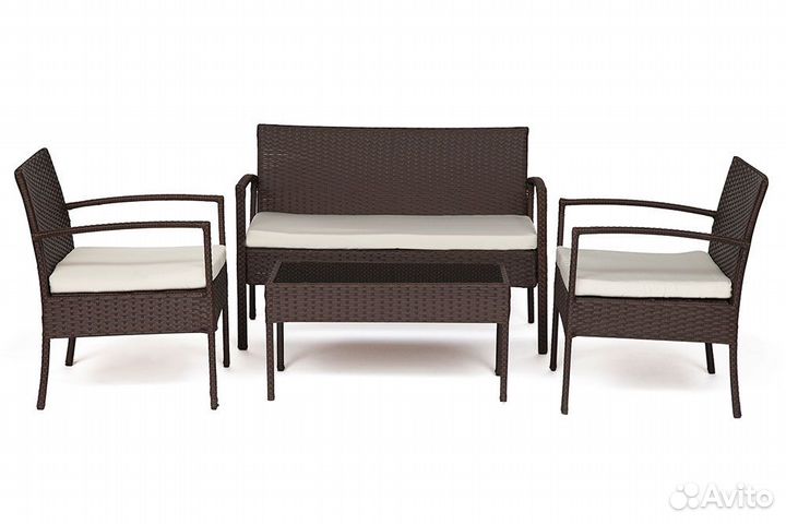 Комплект для отдыха «Лаундж сет» иск. ротанг (2100