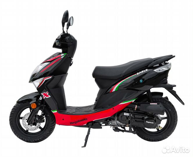 Скутер Regulmoto eagle 50 (LJ80QT-3L) колёса R12