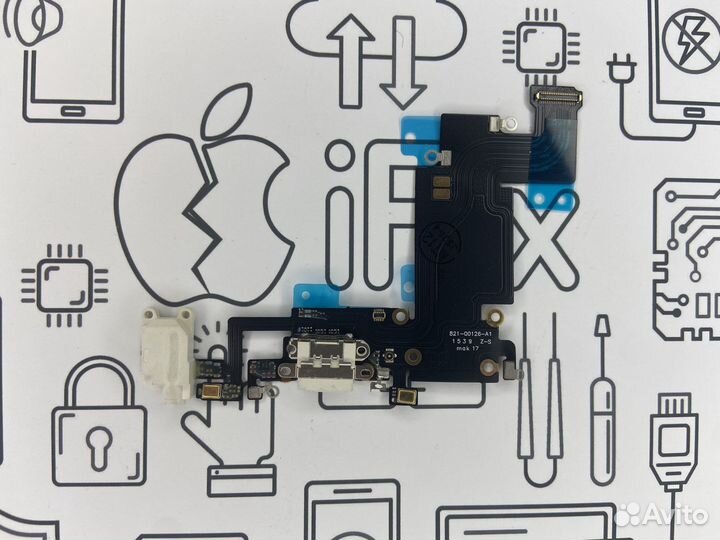 Шлейф для iPhone 6S Plus на системный разъем
