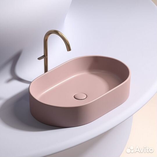 Раковина Ceramicanova Element 61 розовый матовый CN6048MP