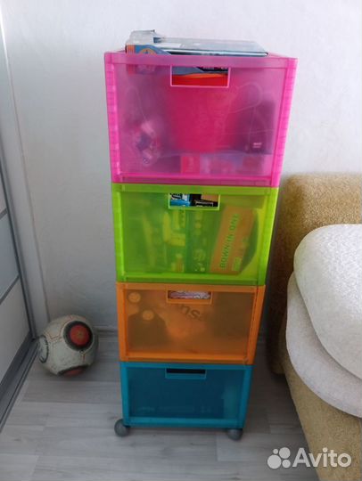 Стеллаж- Ящик для игрушек IKEA